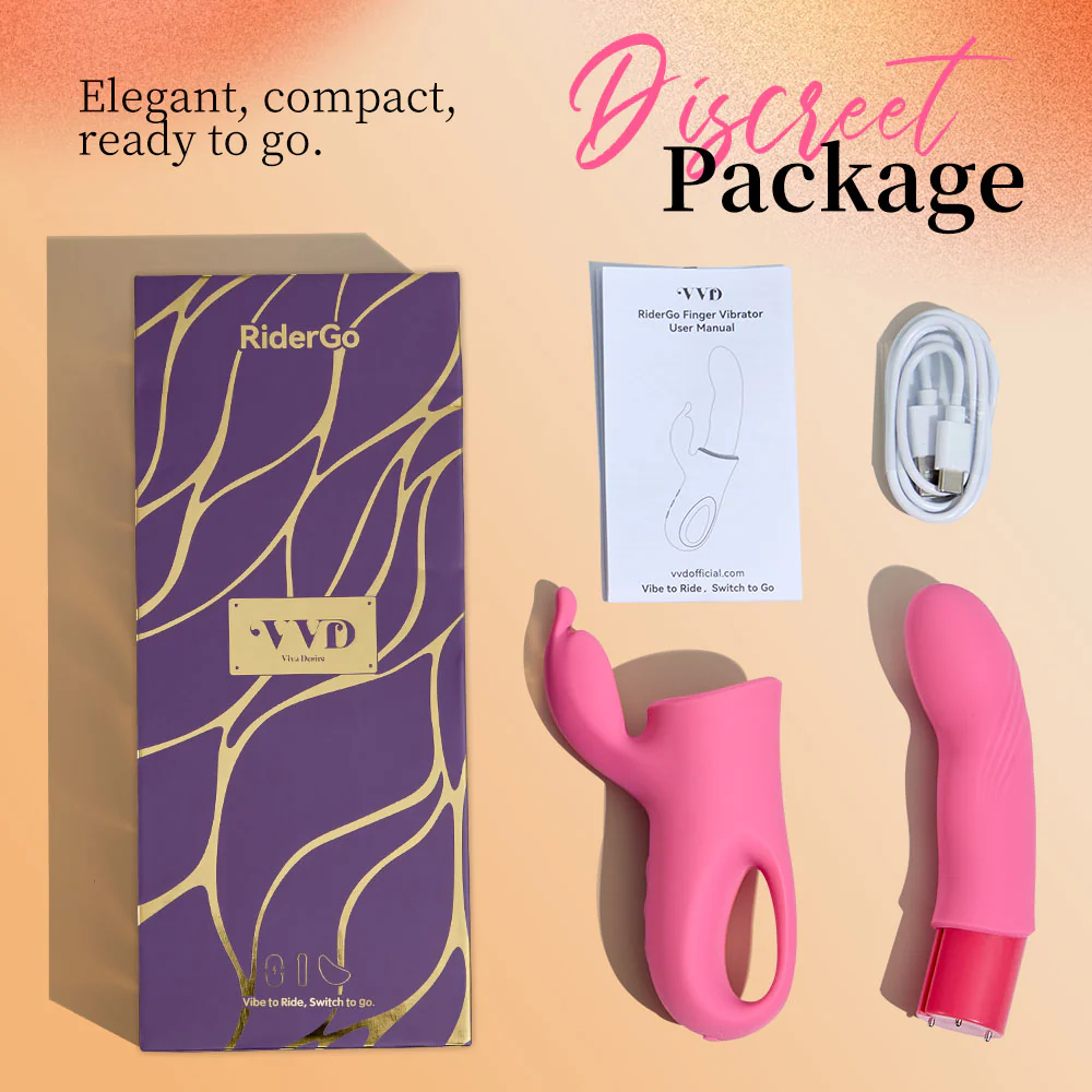 RiderGo Finger Vibrator – Smart G-spot & Clitoral Stimulator with Magnetic Attachment - Image 10