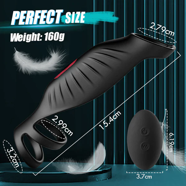 SemenSentry - Vibrating 2 IN 1 Cock Ring - Image 7